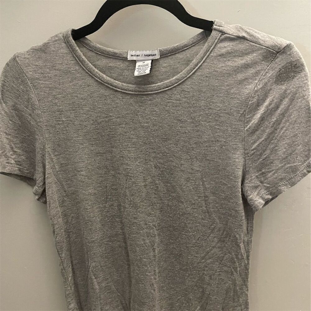 Better Together nice gray tee top.